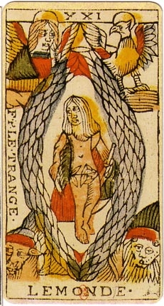 The World Tarot card and dreams about arrows