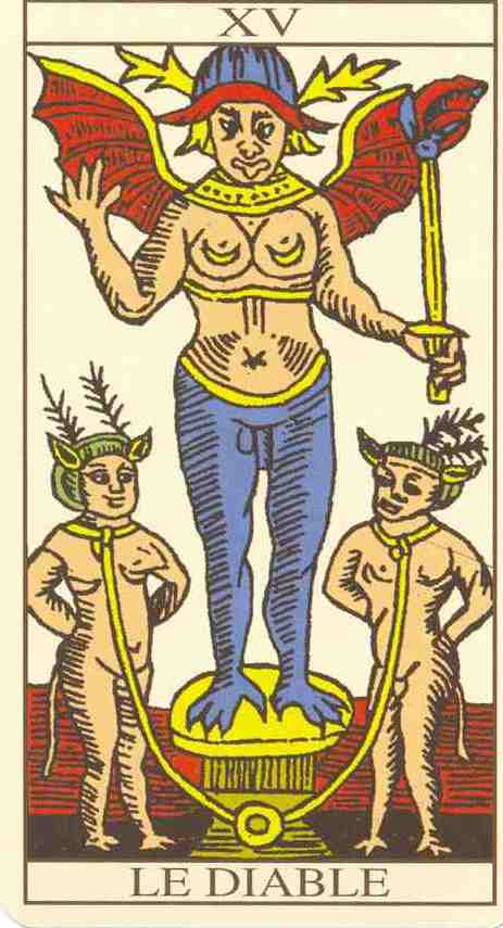Numbers dream meaning and the three characters in the Devil Tarot card