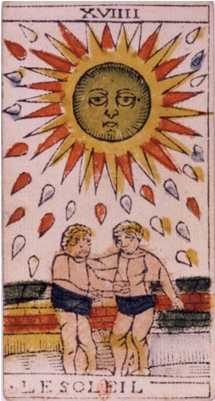 The Sun Tarot card and number three in dreams